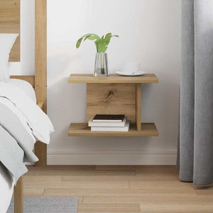 Κομοδίνο Artisan Oak 40 x 30 x 25 εκ Επεξεργασμένο Ξύλο