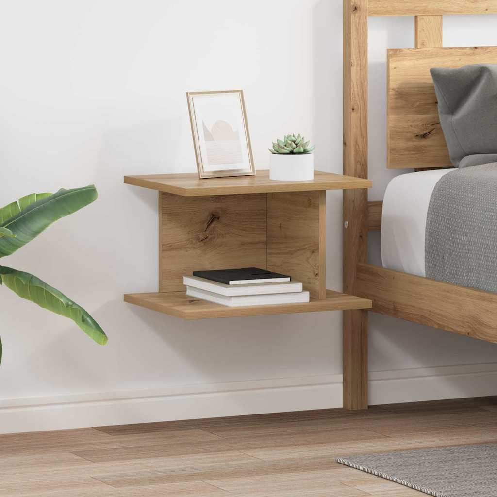 Κομοδίνο 2 pcs Artisan Oak 40 x 30 x 25 εκ Επεξεργασμένο ξύλο