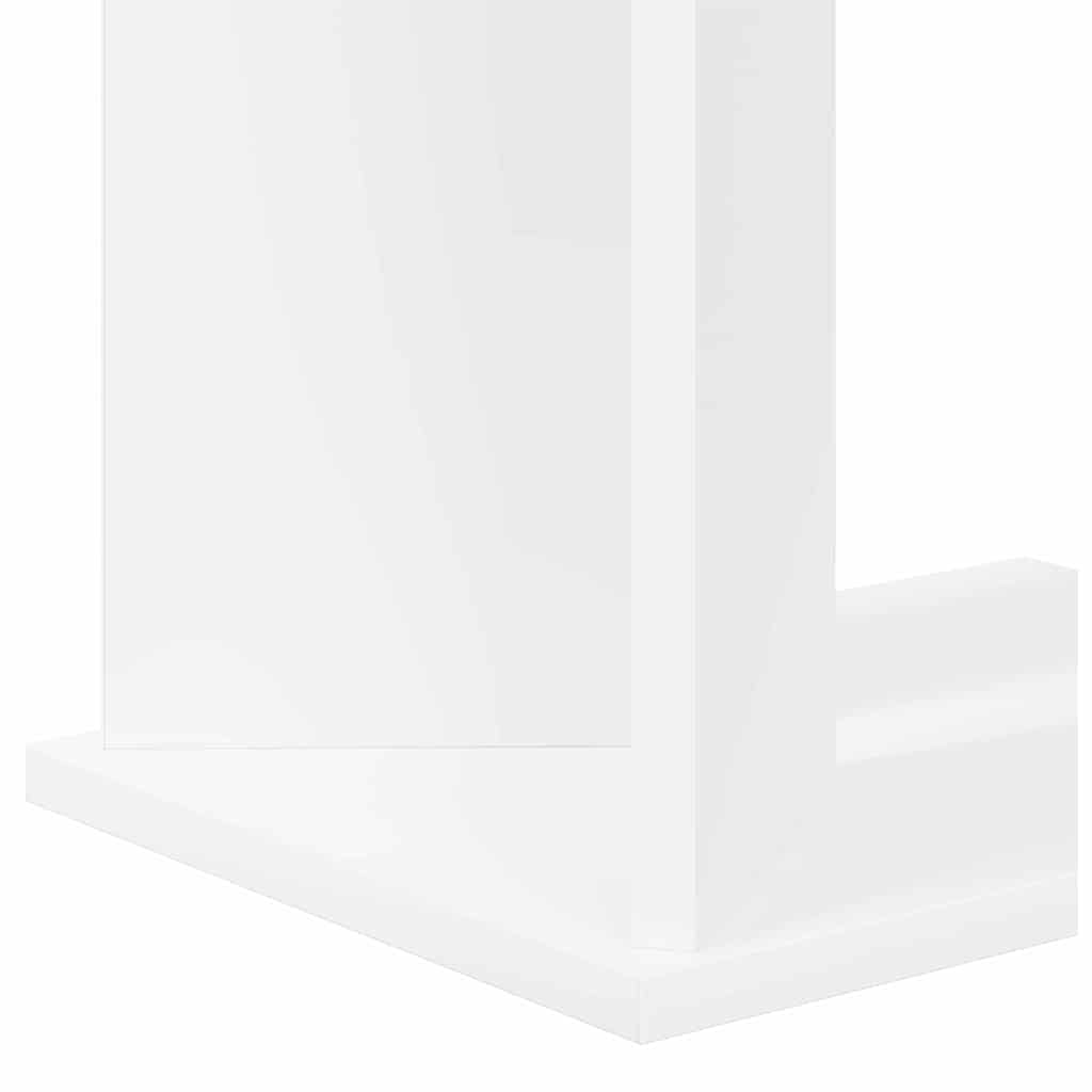End Table Λευκό 35 x 25 x 50 εκ Επεξεργασμένο ξύλο - Pakobazaar