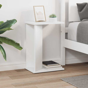 End Table Λευκό 35 x 25 x 50 εκ Επεξεργασμένο ξύλο - Pakobazaar