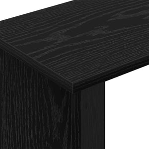 End Table Μαύρη Οξυά 35 x 25 x 50 εκ Επεξεργασμένο ξύλο - Pakobazaar
