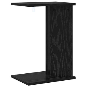 End Table Μαύρη Οξυά 35 x 25 x 50 εκ Επεξεργασμένο ξύλο - Pakobazaar