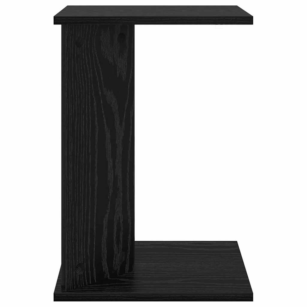 End Table Μαύρη Οξυά 35 x 25 x 50 εκ Επεξεργασμένο ξύλο - Pakobazaar