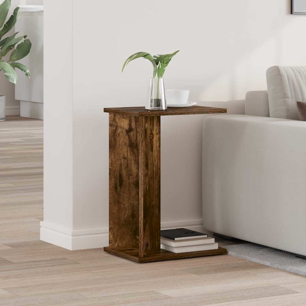 End Table Καπνιστό Δρύς 35 x 25 x 50 εκ Επεξεργασμένο ξύλο