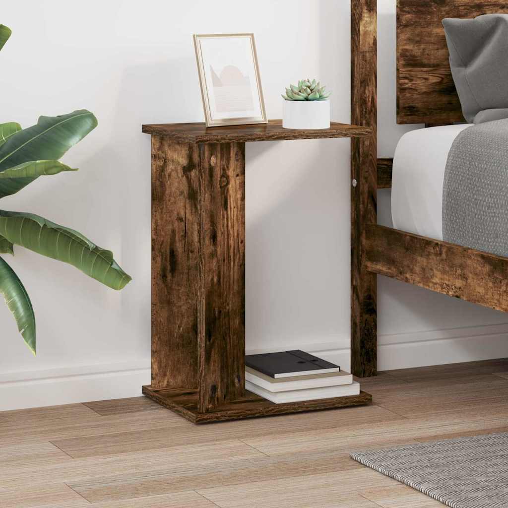 End Table Καπνιστό Δρύς 35 x 25 x 50 εκ Επεξεργασμένο ξύλο