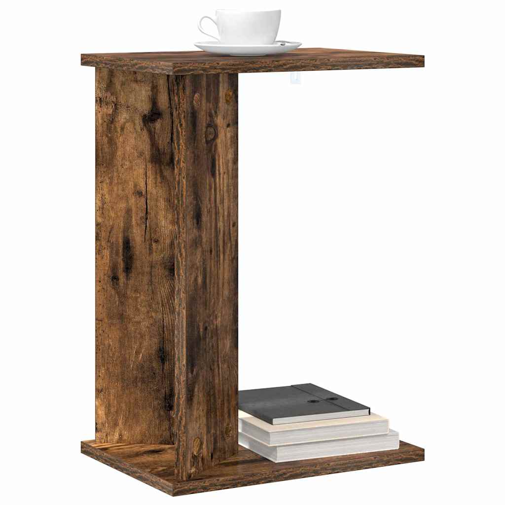End Table Καπνιστό Δρύς 35 x 25 x 50 εκ Επεξεργασμένο ξύλο