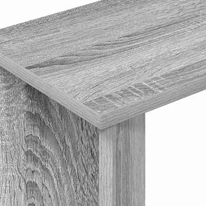 End Table Γκρίζο Σονομα 35 x 25 x 50 εκ Επεξεργασμένο ξύλο - Pakobazaar