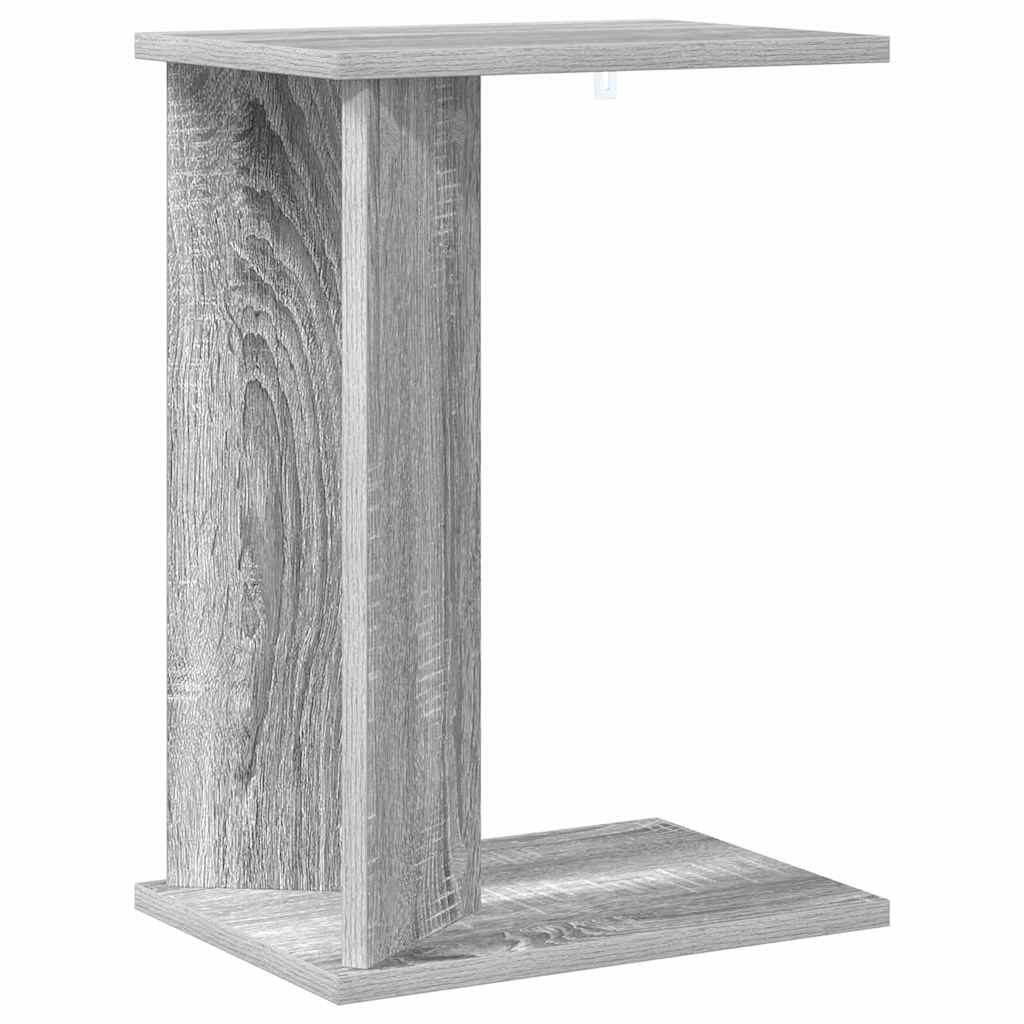 End Table Γκρίζο Σονομα 35 x 25 x 50 εκ Επεξεργασμένο ξύλο - Pakobazaar