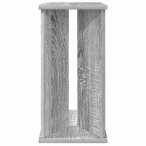 End Table Γκρίζο Σονομα 35 x 25 x 50 εκ Επεξεργασμένο ξύλο - Pakobazaar