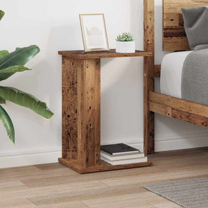 End Table Παλιό ξύλο 35 x 25 x 50 εκ Επεξεργασμένο Ξύλο