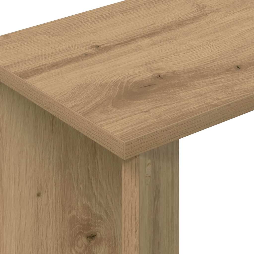 End Table Artisan Oak 35 x 25 x 50 εκ Επεξεργασμένο Ξύλο