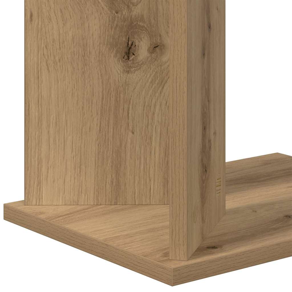 End Table Artisan Oak 35 x 25 x 50 εκ Επεξεργασμένο Ξύλο