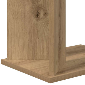 End Table Artisan Oak 35 x 25 x 50 εκ Επεξεργασμένο Ξύλο