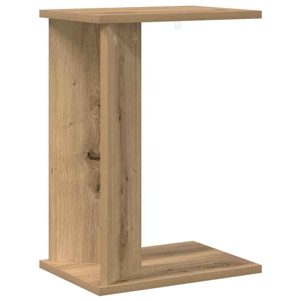 End Table Artisan Oak 35 x 25 x 50 εκ Επεξεργασμένο Ξύλο