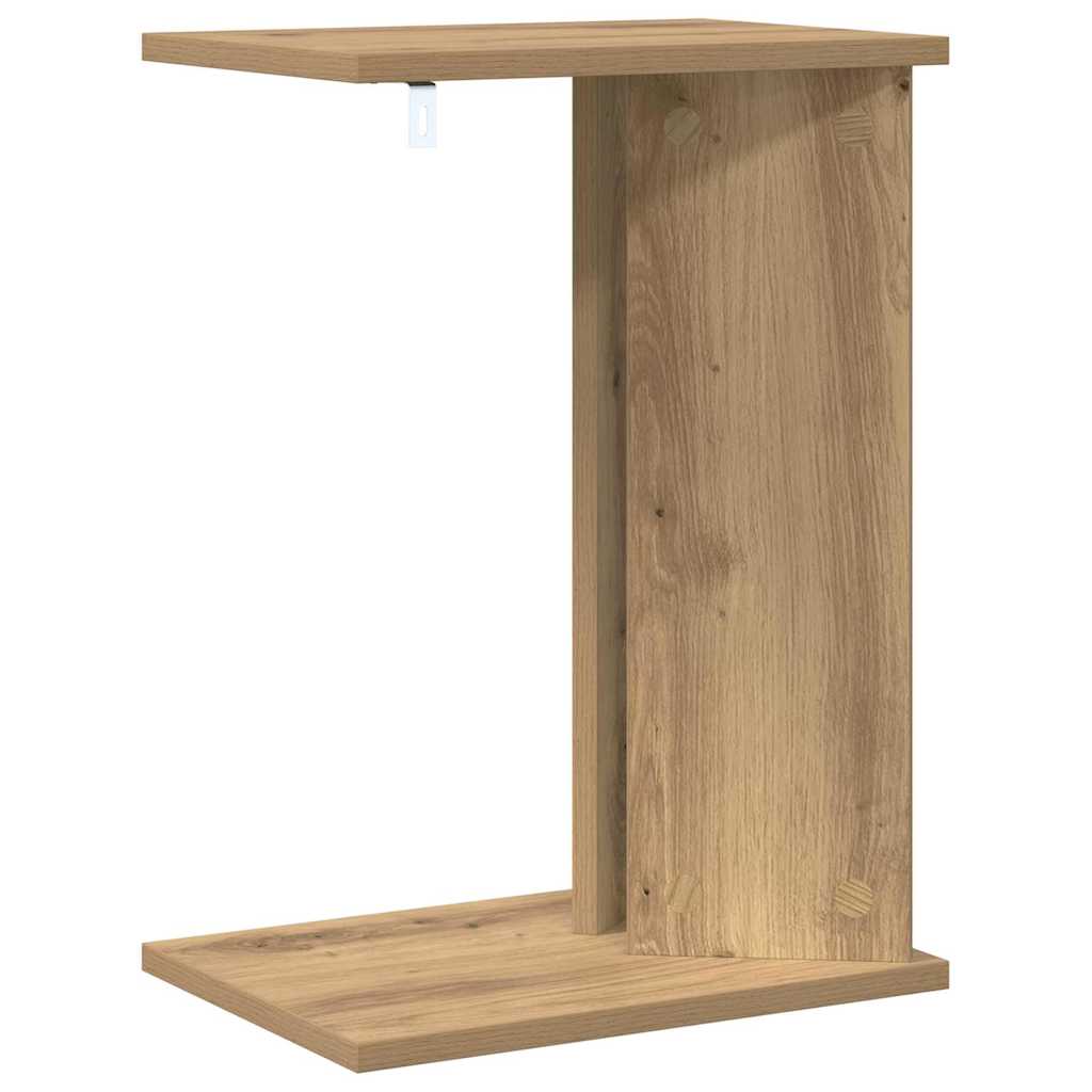 End Table Artisan Oak 35 x 25 x 50 εκ Επεξεργασμένο Ξύλο