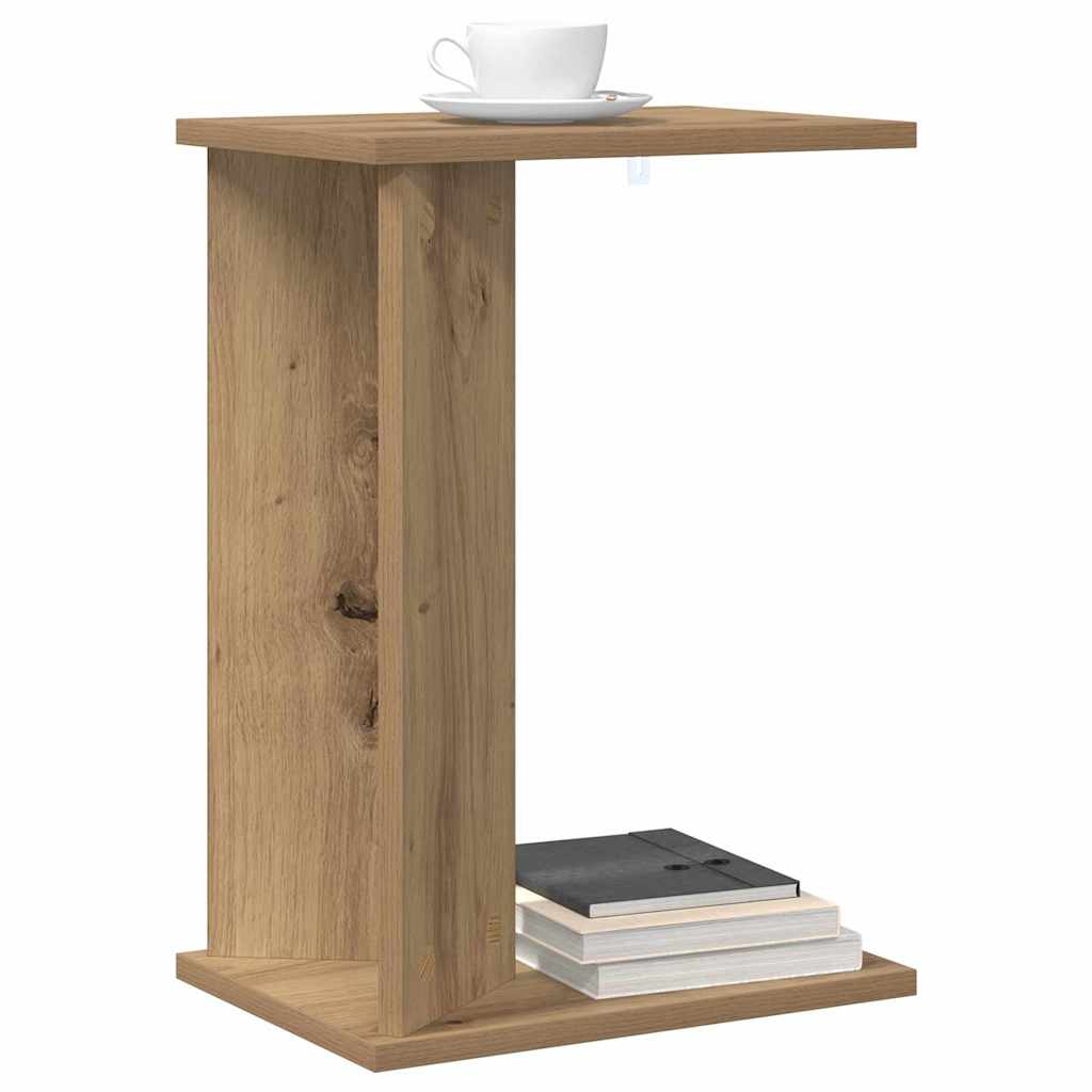 End Table Artisan Oak 35 x 25 x 50 εκ Επεξεργασμένο Ξύλο