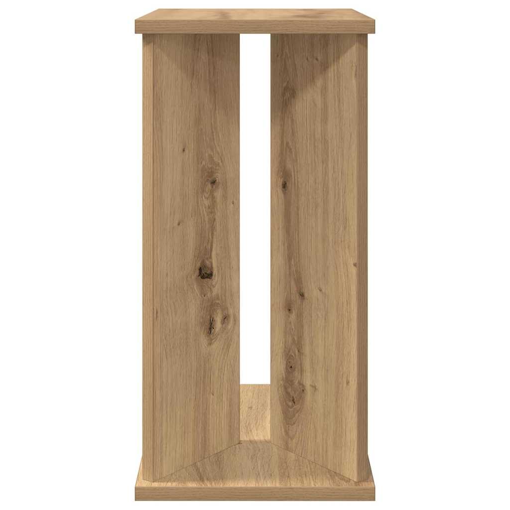 End Table Artisan Oak 35 x 25 x 50 εκ Επεξεργασμένο Ξύλο