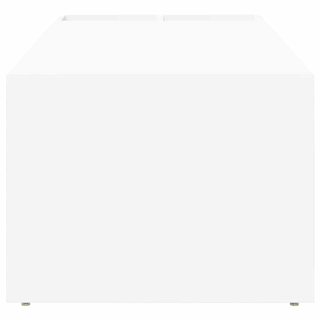 Τραπεζάκι σαλονιού Λευκό 101,5 x 50 x 37 εκ. Επεξεργασμένο ξύλο