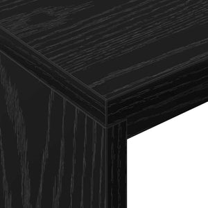 Γραφείο Μαύρη Οξυά Επεξεργασμένο Ξύλο 109 x 50 x 78 εκ