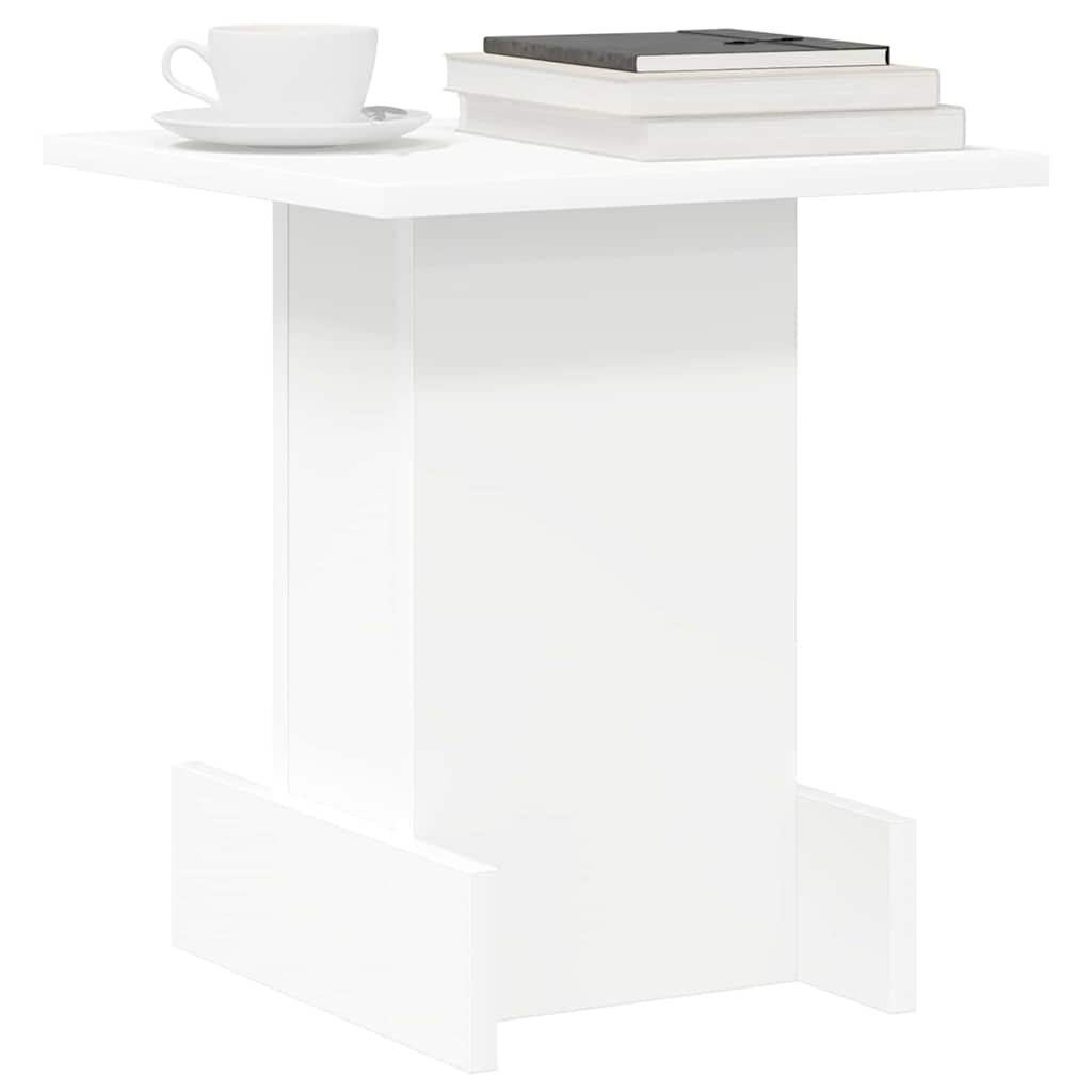 End Table Λευκό 35,5 x 35 x 40 εκ Επεξεργασμένο ξύλο - Pakobazaar