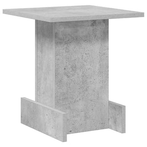 End Table Σκυρόδεμα Γκρι 35,5 x 35 x 40 εκ Επεξεργασμένο Ξύλο