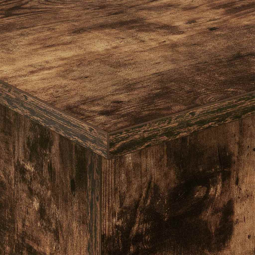 End Table Καπνιστό Δρύς 35,5 x 35 x 40 εκ Επεξεργασμένο ξύλο - Pakobazaar