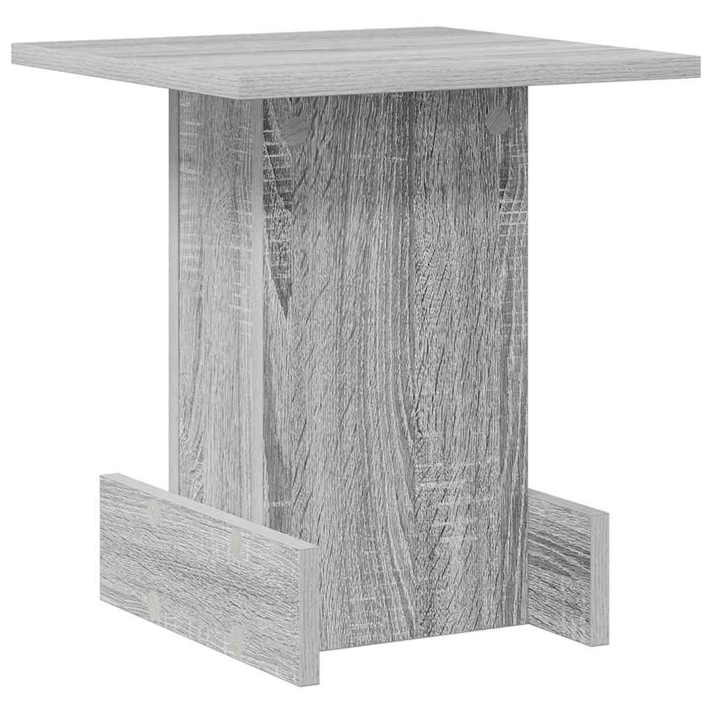 End Table Γκρίζο Σονομα 35,5 x 35 x 40 εκ Επεξεργασμένο ξύλο