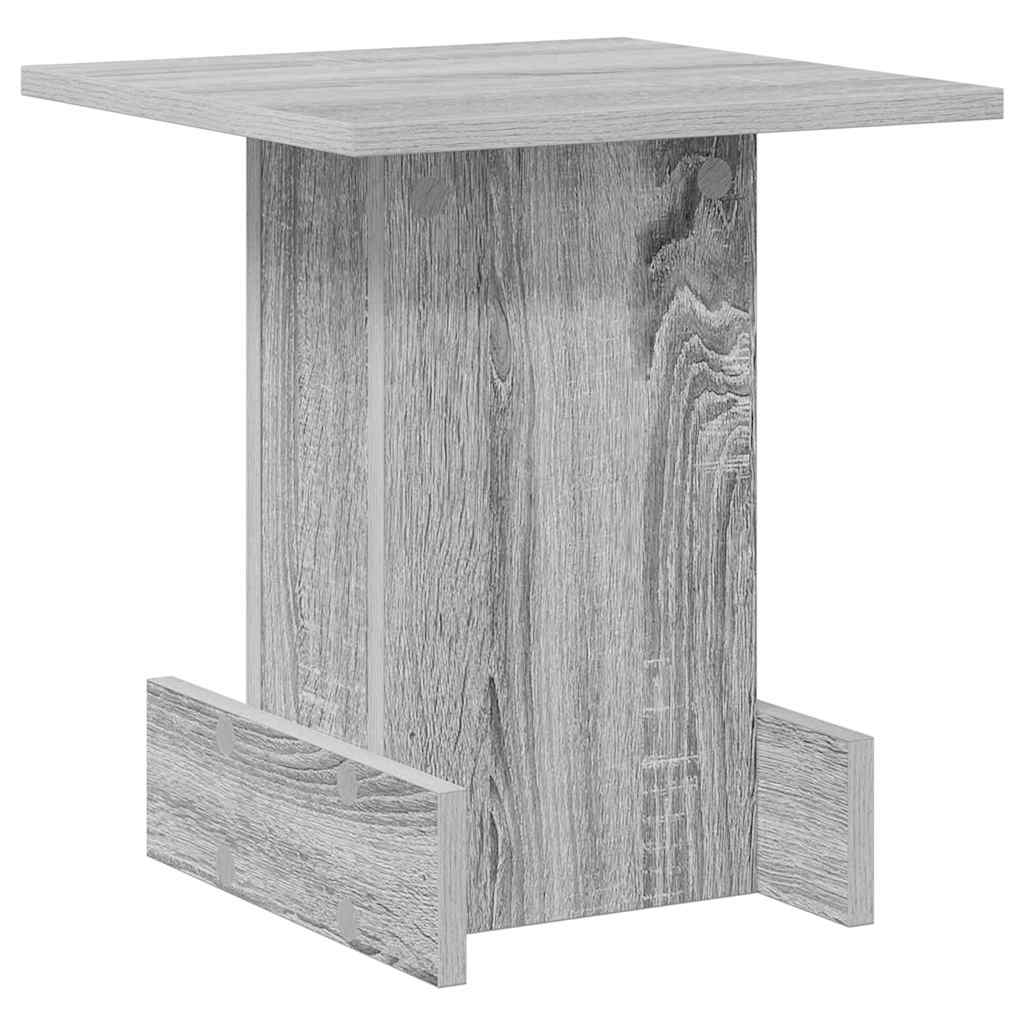 End Table Γκρίζο Σονομα 35,5 x 35 x 40 εκ Επεξεργασμένο ξύλο