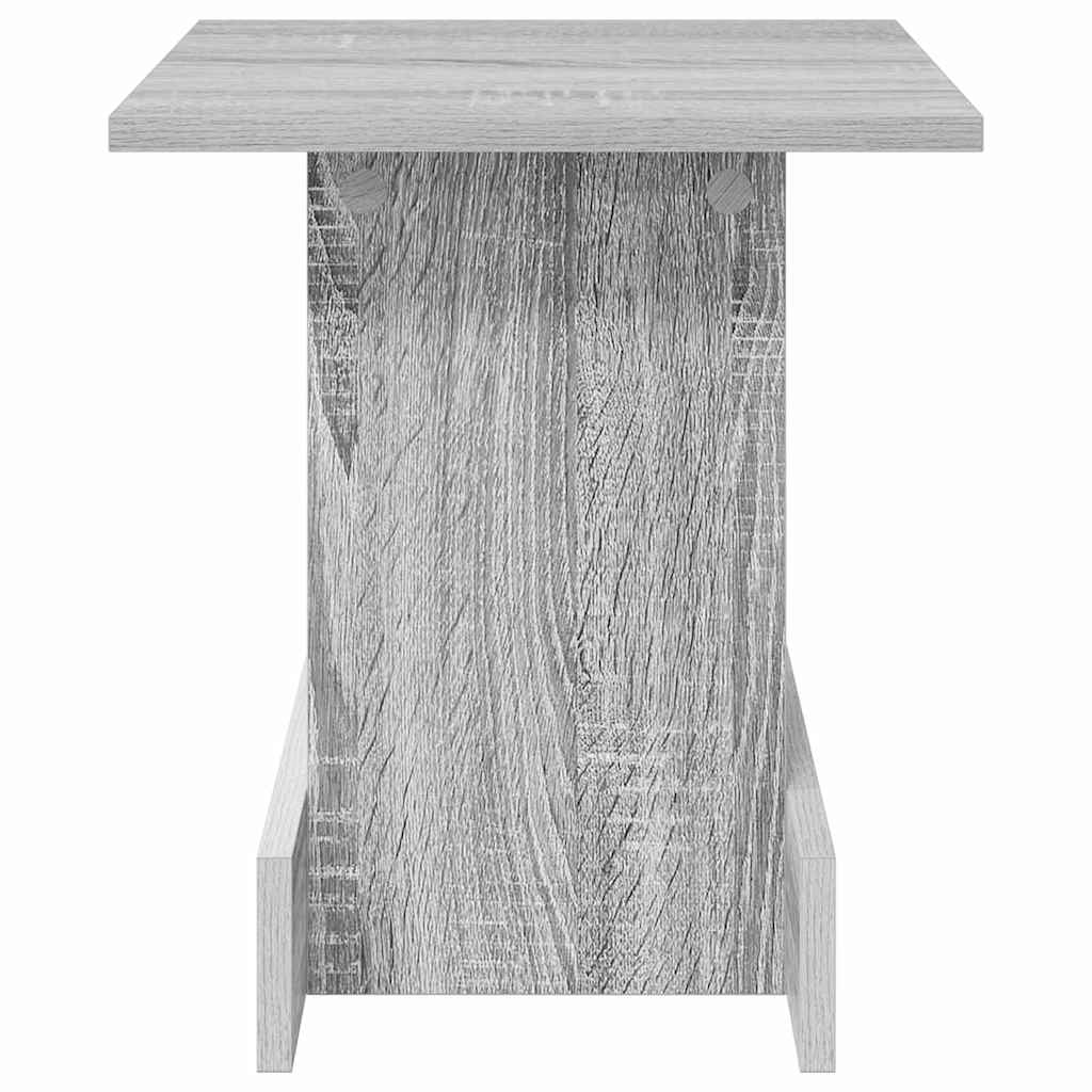 End Table Γκρίζο Σονομα 35,5 x 35 x 40 εκ Επεξεργασμένο ξύλο