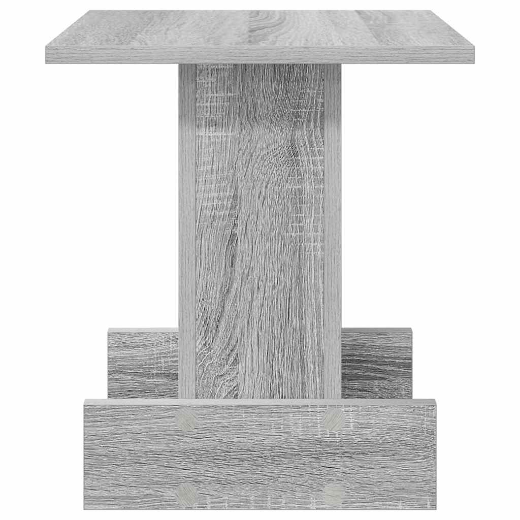 End Table Γκρίζο Σονομα 35,5 x 35 x 40 εκ Επεξεργασμένο ξύλο
