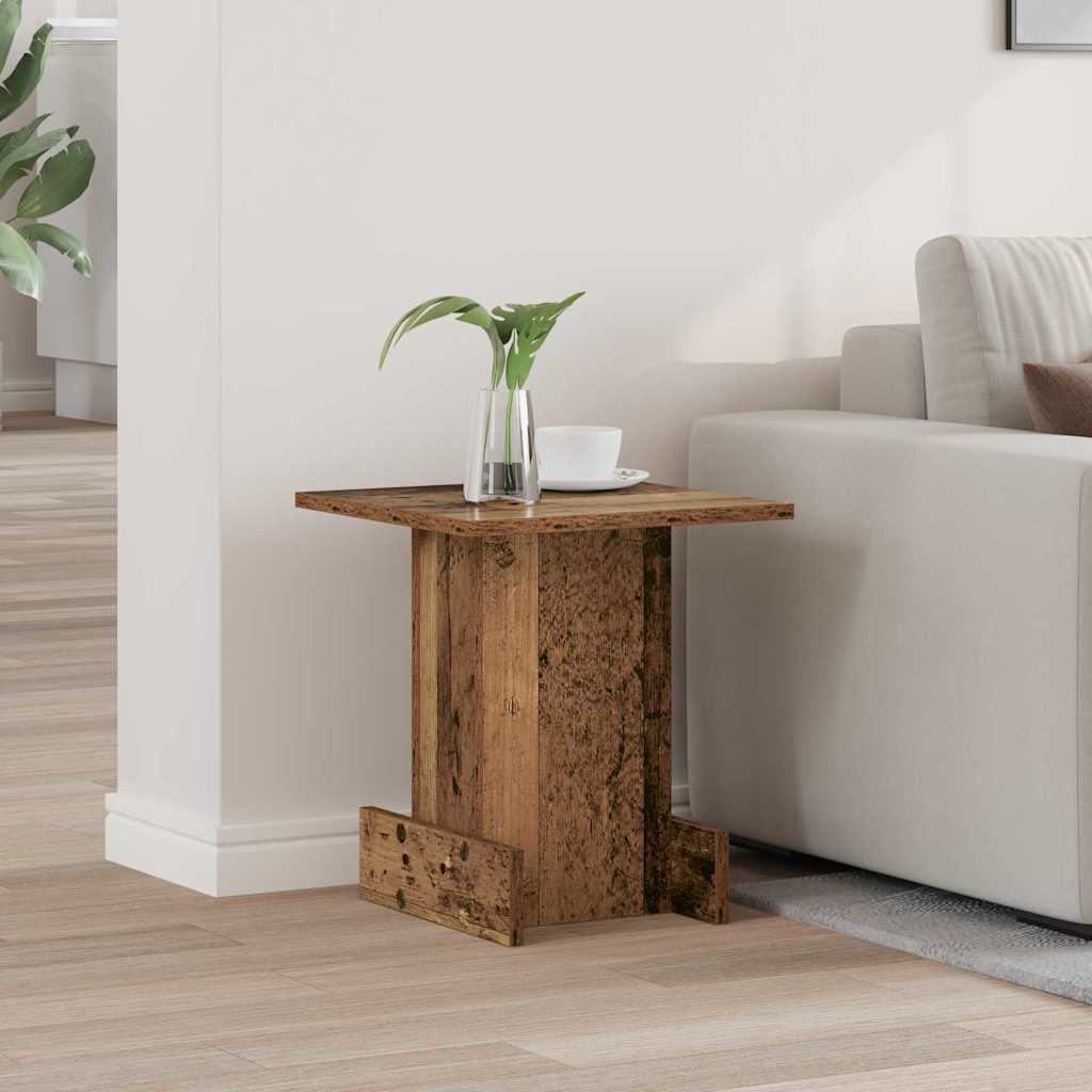 End Table Παλιό ξύλο 35,5 x 35 x 40 εκ Επεξεργασμένο ξύλο