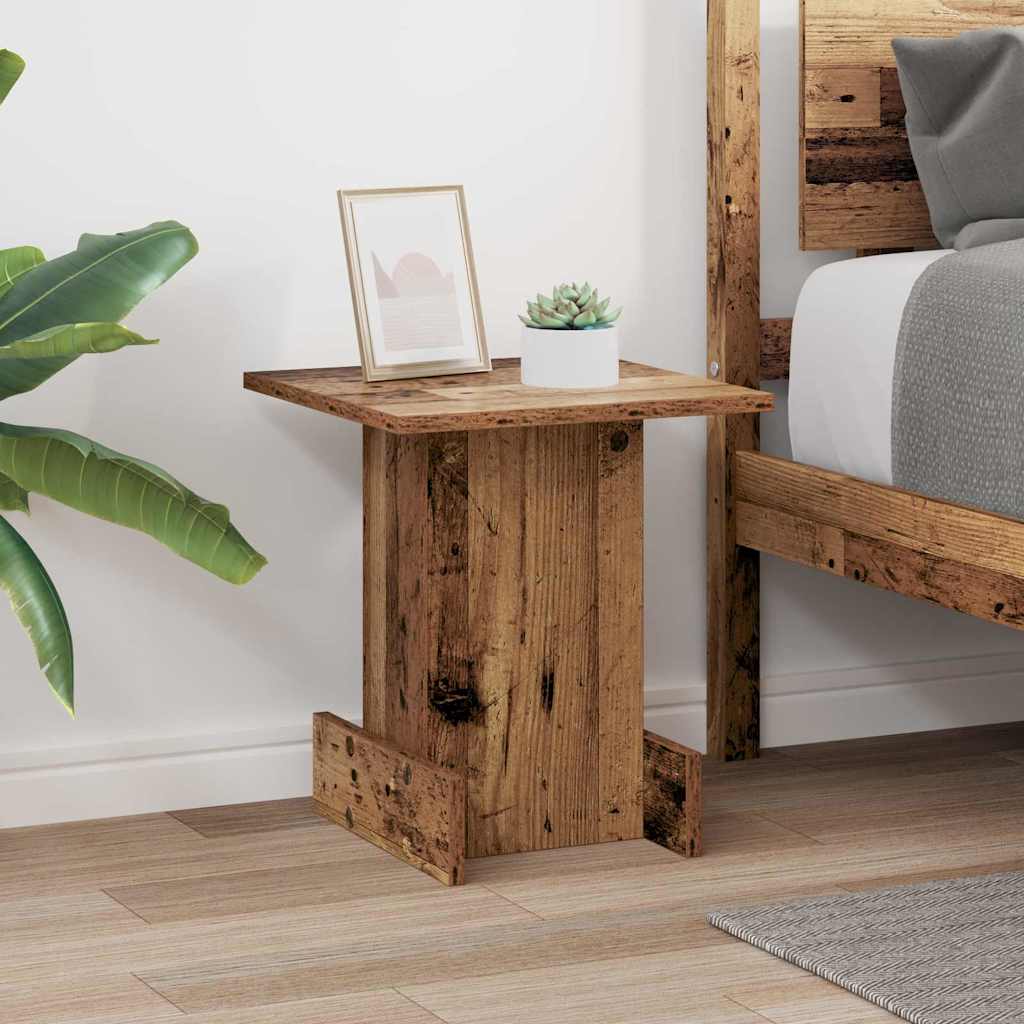 End Table Παλιό ξύλο 35,5 x 35 x 40 εκ Επεξεργασμένο ξύλο