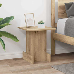 End Table Artisan Oak 35,5 x 35 x 40 εκ Επεξεργασμένο Ξύλο