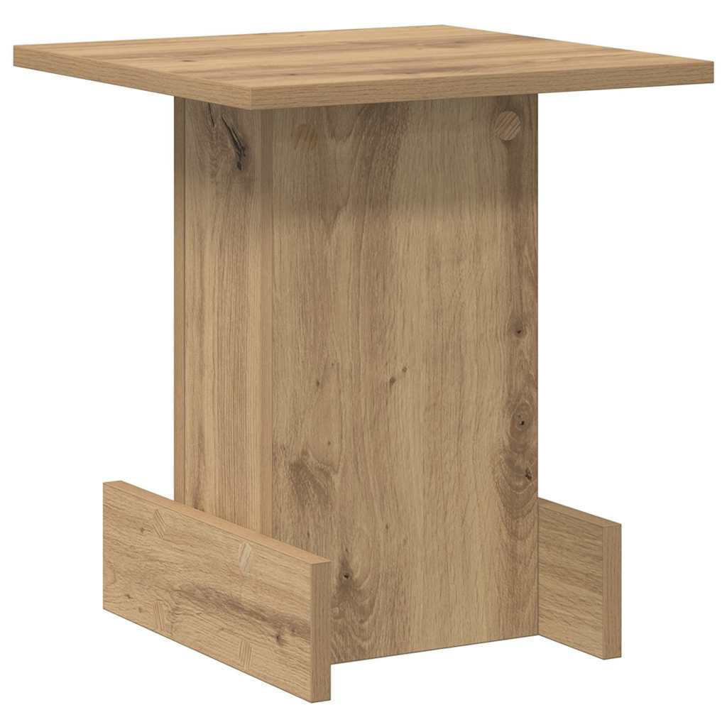 End Table Artisan Oak 35,5 x 35 x 40 εκ Επεξεργασμένο ξύλο