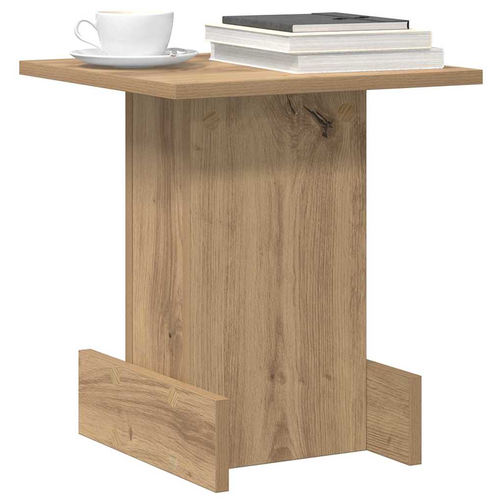 End Table Artisan Oak 35,5 x 35 x 40 εκ Επεξεργασμένο ξύλο