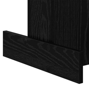End Table Μαύρη Οξυά 44,5 x 45 x 55 εκ Επεξεργασμένο ξύλο - Pakobazaar