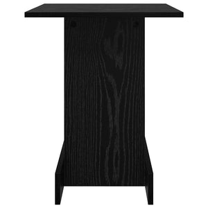 End Table Μαύρη Οξυά 44,5 x 45 x 55 εκ Επεξεργασμένο ξύλο - Pakobazaar