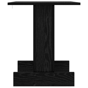 End Table Μαύρη Οξυά 44,5 x 45 x 55 εκ Επεξεργασμένο ξύλο - Pakobazaar