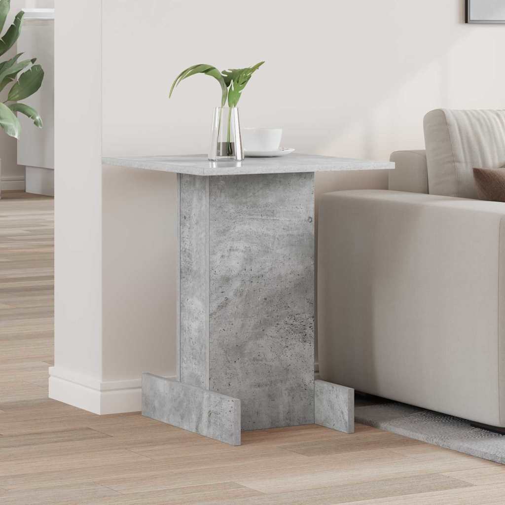 End Table Σκυρόδεμα Γκρι 44,5 x 45 x 55 εκ Επεξεργασμένο ξύλο - Pakobazaar
