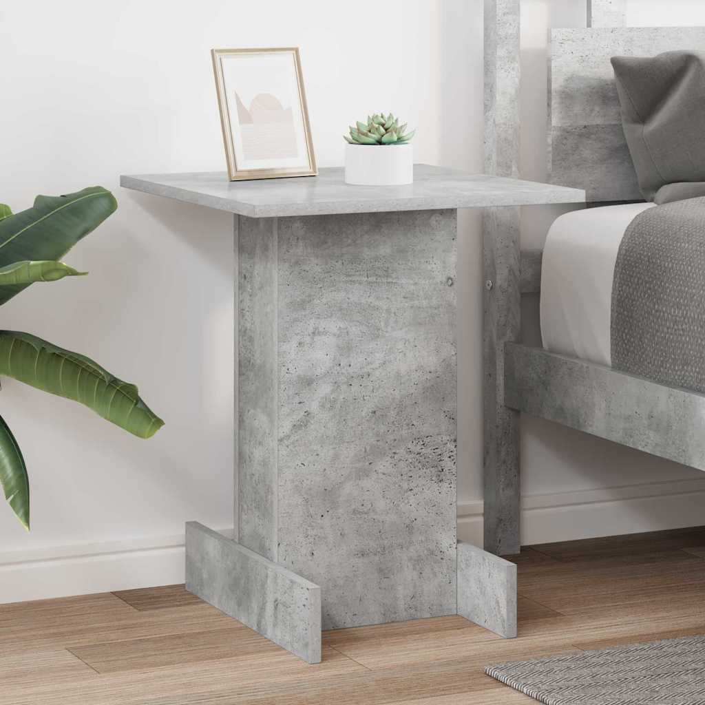 End Table Σκυρόδεμα Γκρι 44,5 x 45 x 55 εκ Επεξεργασμένο ξύλο - Pakobazaar