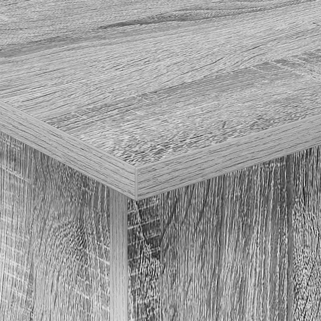 End Table Γκρίζο Σονομα 44,5 x 45 x 55 εκ Επεξεργασμένο ξύλο - Pakobazaar