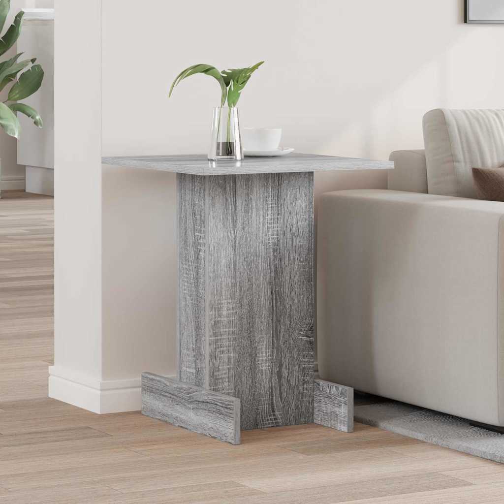 End Table Γκρίζο Σονομα 44,5 x 45 x 55 εκ Επεξεργασμένο ξύλο - Pakobazaar