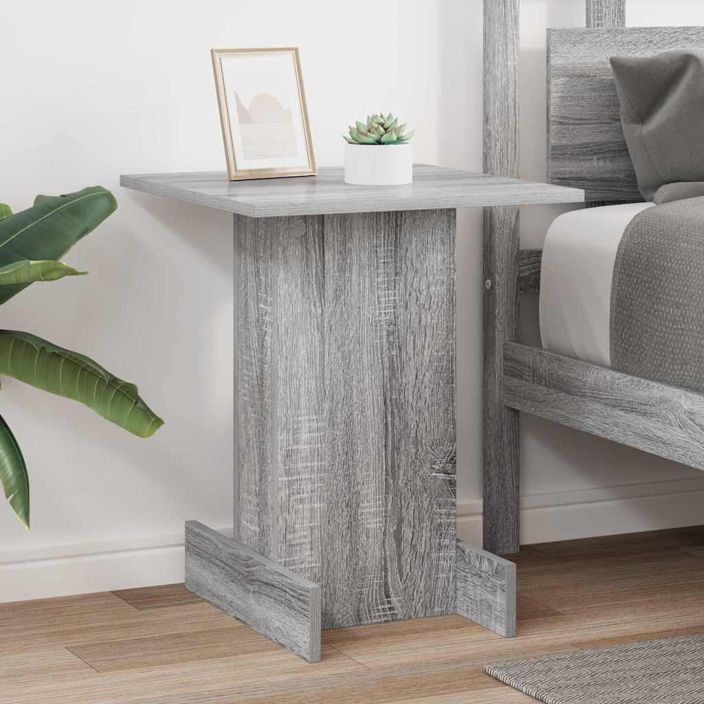 End Table Γκρίζο Σονομα 44,5 x 45 x 55 εκ Επεξεργασμένο ξύλο - Pakobazaar