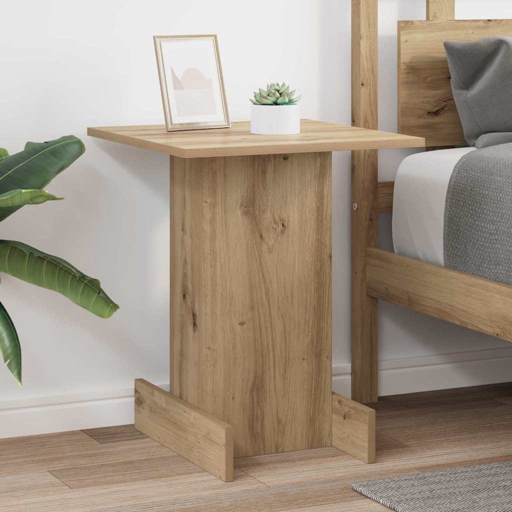 End Table Artisan Oak 44,5 x 45 x 55 εκ Επεξεργασμένο ξύλο - Pakobazaar