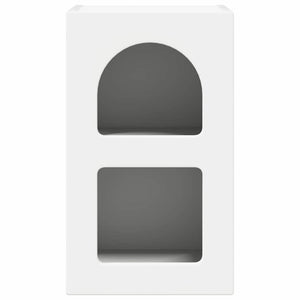 Κομοδίνο 2 pcs Λευκό 29,5 x 33,5 x 50 εκ Επεξεργασμένο ξύλο - Pakobazaar