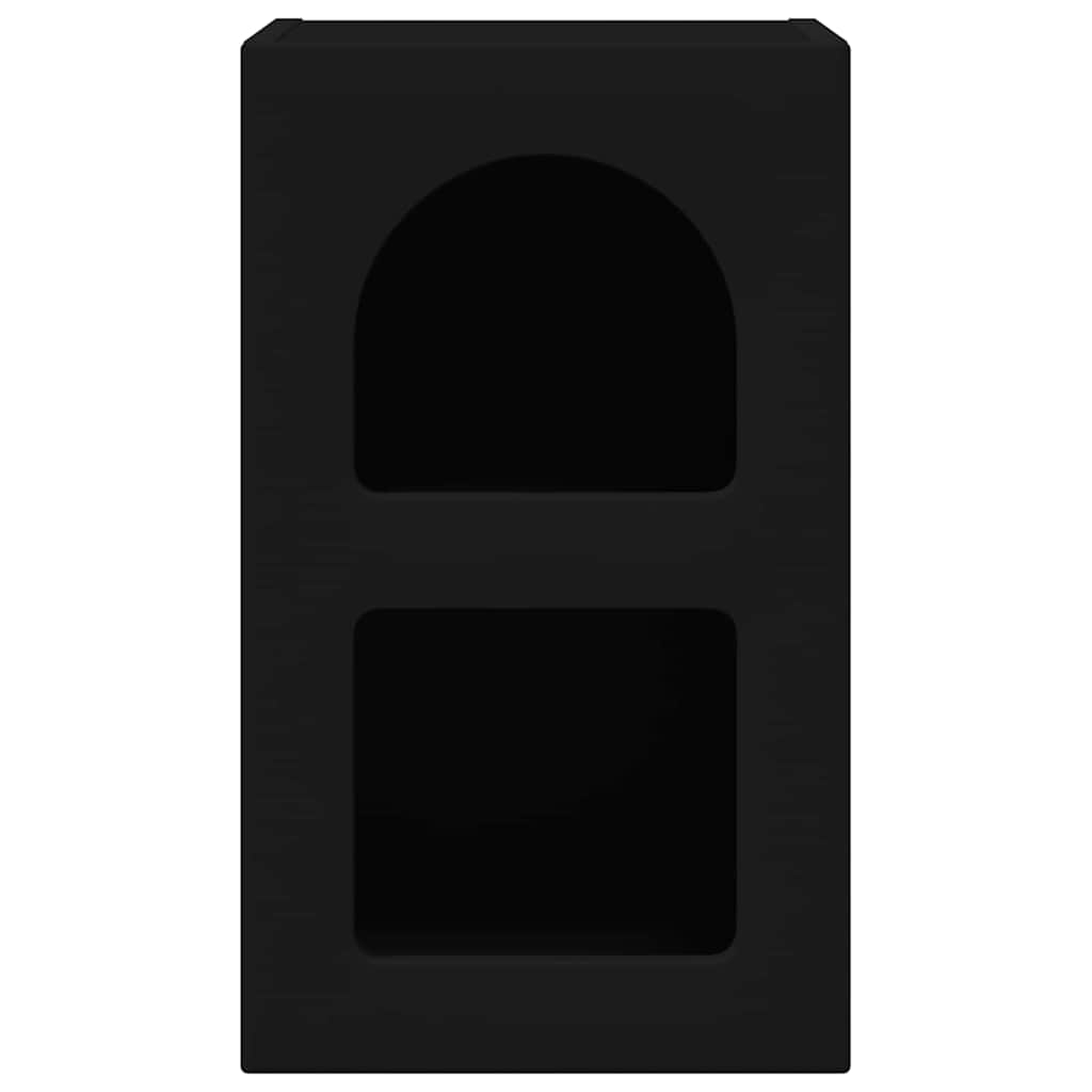 Κομοδίνο Μαύρο 29,5 x 33,5 x 50 εκ Επεξεργασμένο ξύλο - Pakobazaar