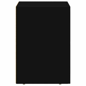 Κομοδίνο 2 pcs Μαύρο 29,5 x 33,5 x 50 εκ Επεξεργασμένο ξύλο - Pakobazaar
