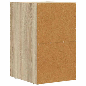 Κομοδίνο 2 pcs Δρύς Sonoma 29,5 x 33,5 x 50 εκ - Pakobazaar