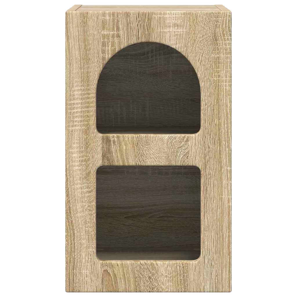 Κομοδίνο 2 pcs Δρύς Sonoma 29,5 x 33,5 x 50 εκ - Pakobazaar