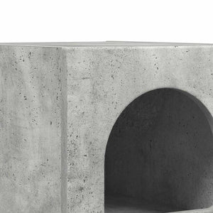 Κομοδίνο 2 pcs Σκυρόδεμα Γκρι 29,5 x 33,5 x 50 εκ - Pakobazaar